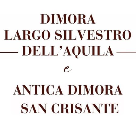 Dimora Largo Silvestro Dell'Aquila- Centro Storico Villa ภายนอก รูปภาพ